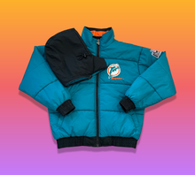 Load image into Gallery viewer, Miami Dolphins Reversible Puffer
